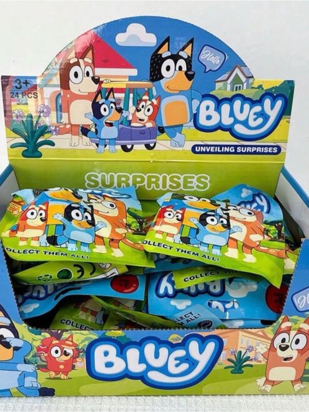 Bluey Surprise Collectible Blind Bag – Blue & Green
